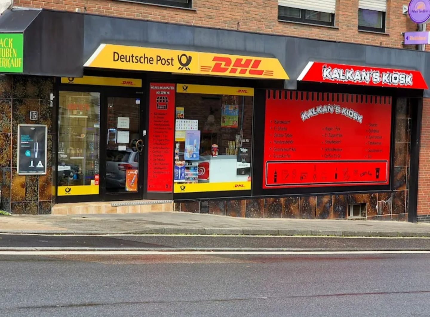 Sortimentsauswahl im Kiosk